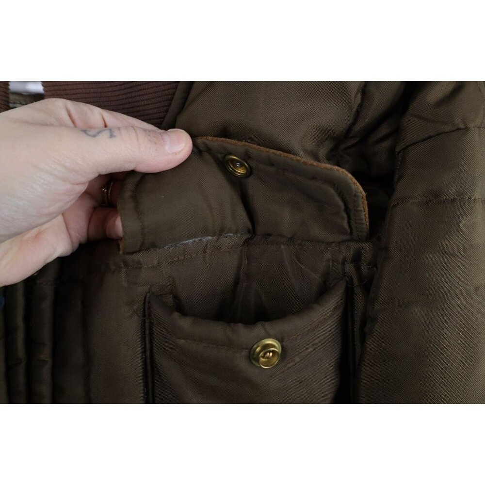 Vtg 70s 80s Bob Allen Mens Xl Thrashed Suede Trim… - image 6